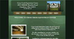 Desktop Screenshot of crosscreekohio.com